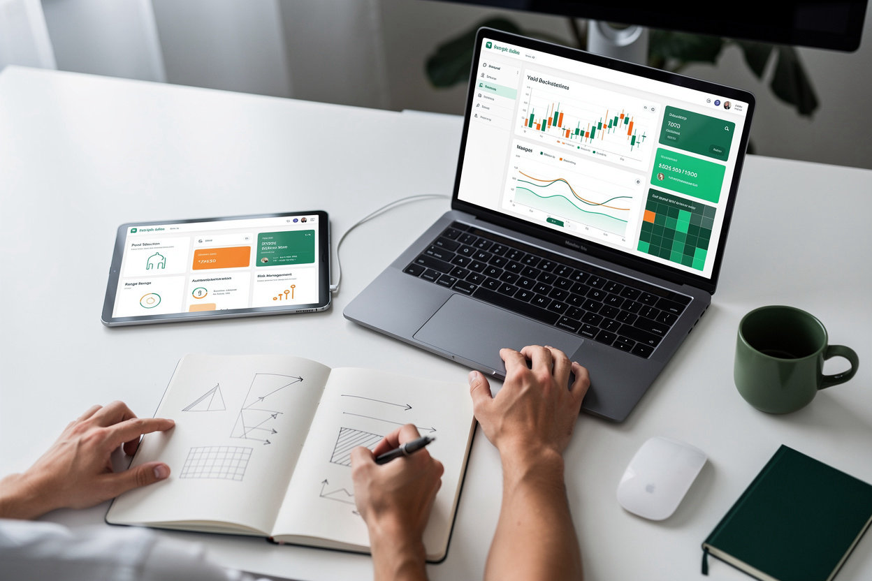 DailyYield course modules demonstrating DeFi liquidity pool training with video education